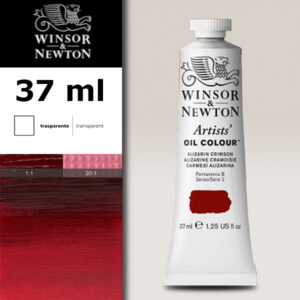 W024 - 004 - Cremisi d'alizarina 37 ML Olio Winsor e Newton Artist