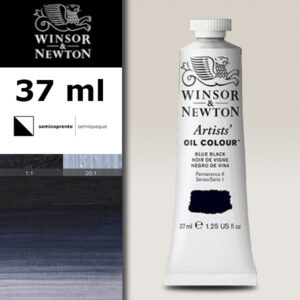 W105 - 034 - Nero bluastro 37 ML Olio Winsor e Newton Artist