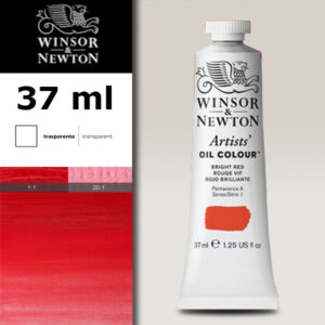 W020 - 042 - Rosso brillante 37 ML Olio Winsor e Newton Artist