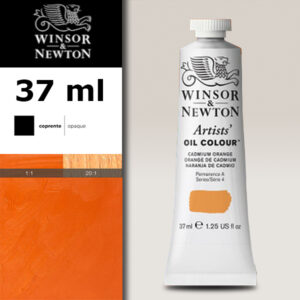 W014 - 089 - Giallo di cadmio arancio 37 ML Olio Winsor e Newton Artist