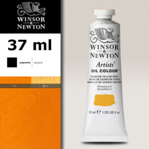 W010 - 111 - Giallo di cadmio scuro 37 ML Olio Winsor e Newton Artist