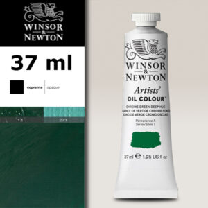 W061 - 147 - Verde di cromo scuro imit. 37 ML Olio Winsor e Newton Artist