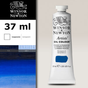 W042 - 263 - Oltremare francese  37 ML Olio Winsor e Newton Artist