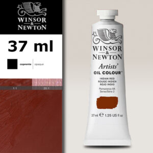 W089 - 317 - Rosso indiano 37 ML Olio Winsor e Newton Artist