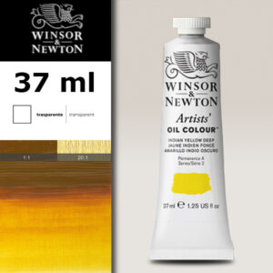 W012 - 320 - Giallo indiano scuro  37 ML Olio Winsor e Newton Artist