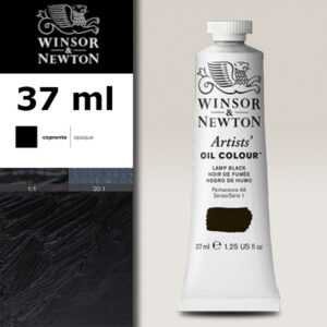 W108 - 337 - Nero bugia 37 ML Olio Winsor e Newton Artist