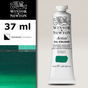 W065 - 482 - Verde scuro permanente 37 ML Olio Winsor e Newton Artist