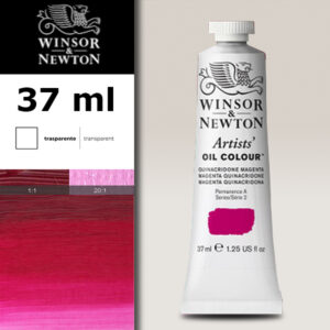 W029 - 545 - Magenta quinacridone  37 ML Olio Winsor e Newton Artist