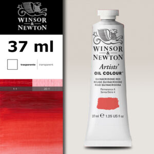 W025 - 548 - Rosso quinacridone 37 ML Olio Winsor e Newton Artist