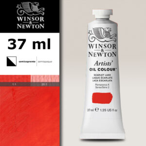 W018 - 603 - Lacca scarlatta 37 ML Olio Winsor e Newton Artist