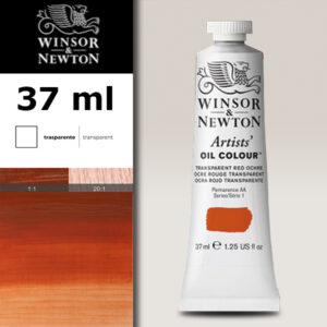 W086 - 647 - Rosso trasparente ocra 37 ML Olio Winsor e Newton Artist