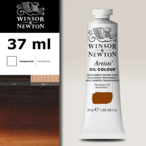W084 - 648 - Bruno trasparente ossido 37 ML Olio Winsor e Newton