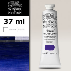 W051 - 672 - Viola oltremare 37 ML Olio Winsor e Newton Artist