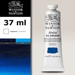 W050 - 707 - Blu Winsor (tonalità verde) 37 ML Olio Winsor e Newton Artist
