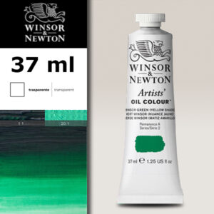 W053 - 721 - Verde Winsor (tonalità gialla) 37 ML Olio Winsor e Newton Artist