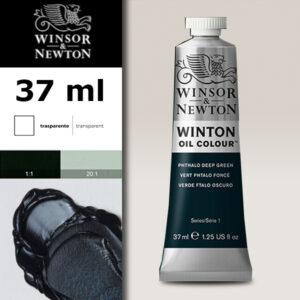 W037 - 048 - Verde ftalo scuro 37 ML Olio Winton Winsor e Newton