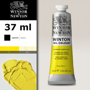 W002 - 087 - Giallo cadmio limone imit 37 ML Olio Winton Winsor e Newton