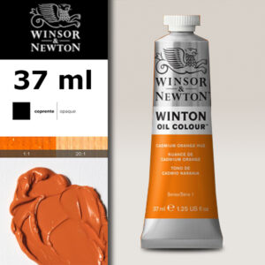 W007 - 090 - Giallo di cadmio arancio imit 37 ML Olio Winton Winsor e Newton
