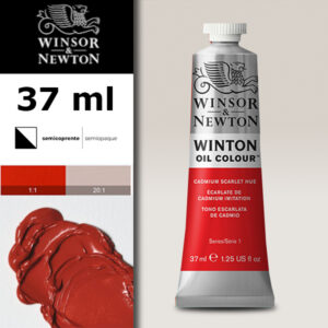 W011 - 107 - Scarlatto di cadmio imit 37 ML Olio Winton Winsor e Newton