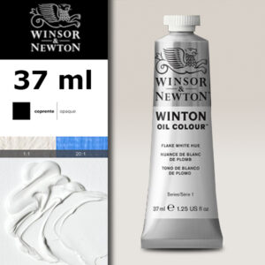 W052 - 242 - Bianco d'argento imit  37 ML Olio Winton Winsor e Newton