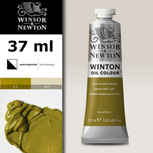 W038 - 280 - Verde giallo azo 37 ML Olio Winton Winsor e Newton