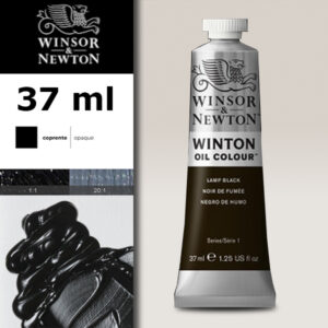 W051 - 337 - Nero bugia 37 ML Olio Winton Winsor e Newton