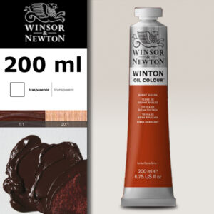 W045 - 074 - Terra di Siena bruciata 200 ML Olio Winton Winsor e Newton