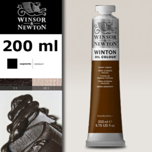 W046 - 076 - Terra d'ombra bruciata 200 ML Olio Winton Winsor e Newton