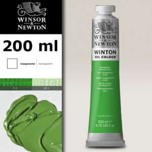 W029 - 483 - Verde chiaro permanente 200 ML Olio Winton Winsor e Newton