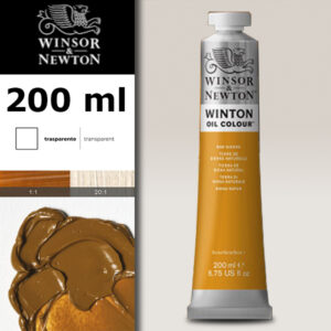 W042 - 552 - Terra di Siena naturale 200 ML Olio Winton Winsor e Newton