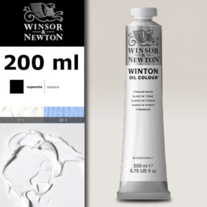W054 - 644 - Bianco titanio 200 ML Olio Winton Winsor e Newton