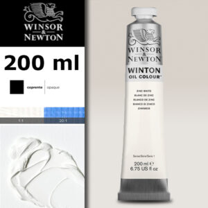 W055 - 748 - Bianco zinco 200 ML Olio Winton Winsor e Newton