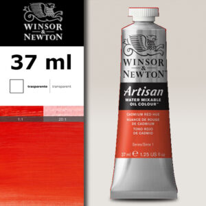 W010 - 095 - Rosso di cadmio imit 37 ML Olio ad Acqua Winsor e Newton Artisan