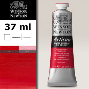 W012 - 098 - Rosso di cadmio scuro imit 37 ML Olio ad Acqua Winsor e Newton Artisan
