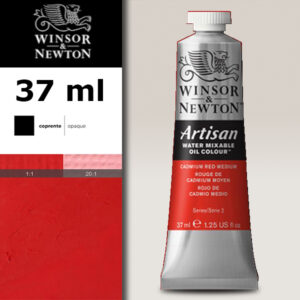 W009 - 099 - Rosso di cadmio medio 37 ML Olio ad Acqua Winsor e Newton Artisan