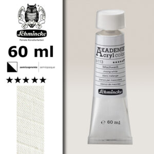 113 - Bianco Per Mescolare Colore Acrilico 60 ML Akademie Schmincke