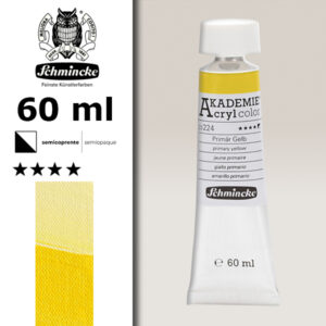 224 - Giallo Primario Colore Acrilico 60 ML Akademie Schmincke
