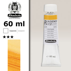 226 - Giallo Indiano Colore Acrilico 60 ML Akademie Schmincke