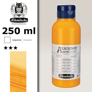 226 - Giallo Indiano Colore Acrilico 250 ML Akademie Schmincke