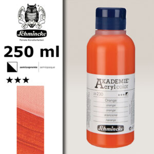 230 - Arancione Colore Acrilico 250 ML Akademie Schmincke