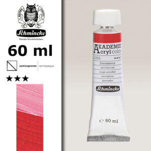333 - Vermiglione Colore Acrilico 60 ML Akademie Schmincke