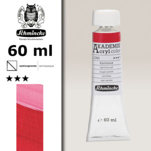 340 - Carminio Colore Acrilico 60 ML Akademie Schmincke