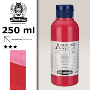340 - Carminio Colore Acrilico 250 ML Akademie Schmincke