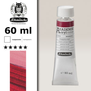343 - Garanza Scura Colore Acrilico 60 ML Akademie Schmincke