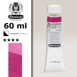 344 - Magenta Primario Colore Acrilico 60 ML Akademie Schmincke