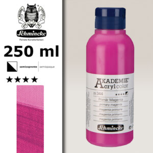 344 - Magenta Primario Colore Acrilico 250 ML Akademie Schmincke