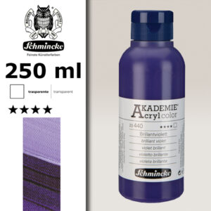 440 - Violetto Brillante Colore Acrilico 250 ML Akademie Schmincke