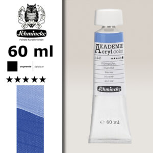 441 - Blu Reale Colore Acrilico 60 ML Akademie Schmincke