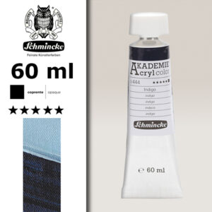 444 - Indaco Colore Acrilico 60 ML Akademie Schmincke