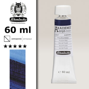 447 - Blu Di Prussia Colore Acrilico 60 ML Akademie Schmincke